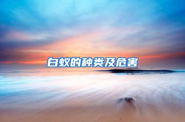 白蟻的種類(lèi)及危害