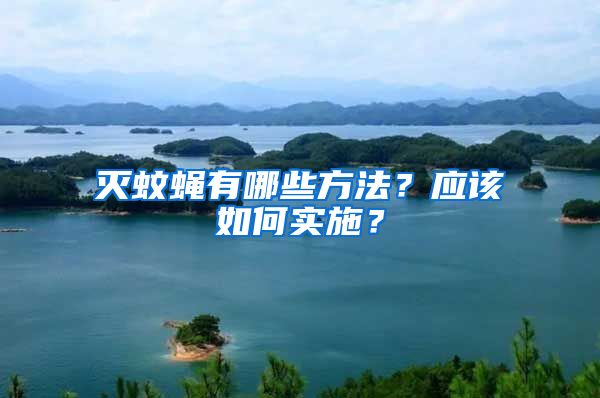 滅蚊蠅有哪些方法？應(yīng)該如何實(shí)施？